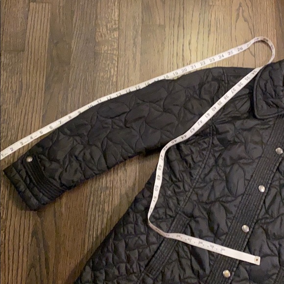 Lands End Black Packable Coat Quilted Small S EUC - Picture 5 of 8